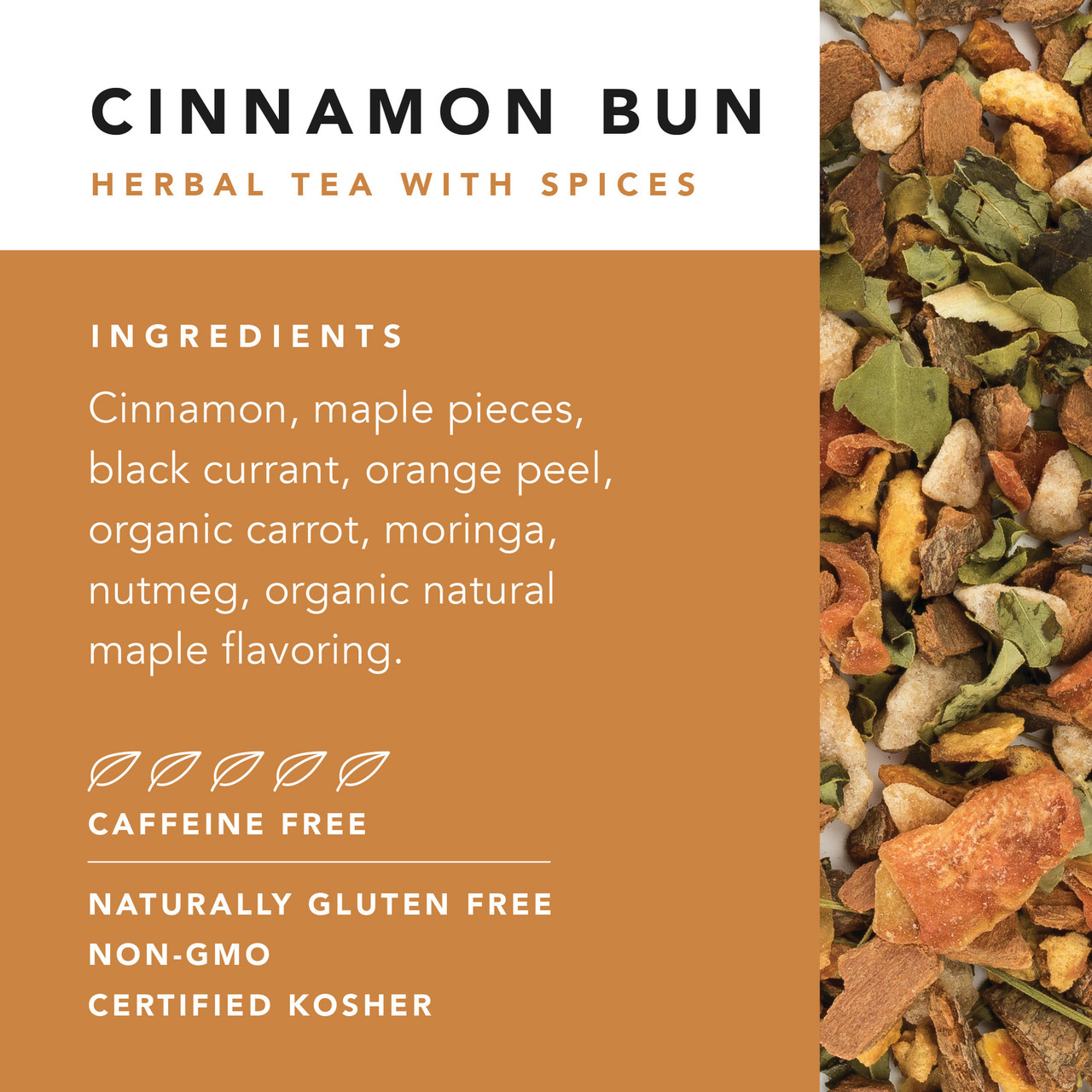 Cinnamon Bun Pyramid Tea Sachets by Pinky Up