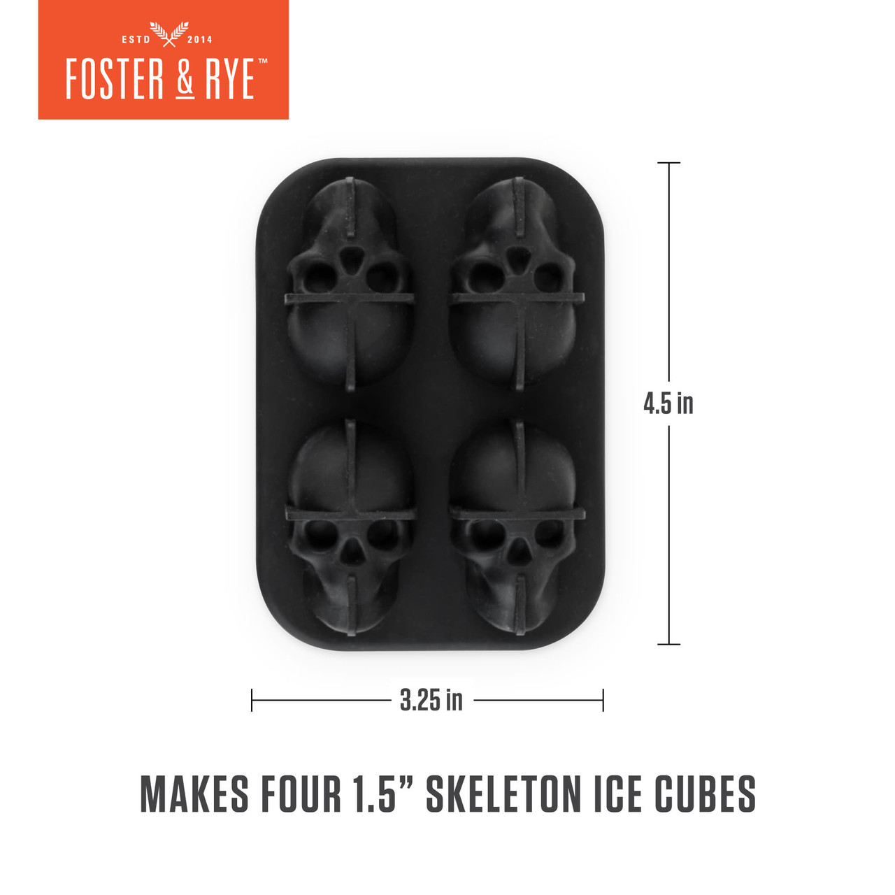Skull Ice Mold by Foster & Rye