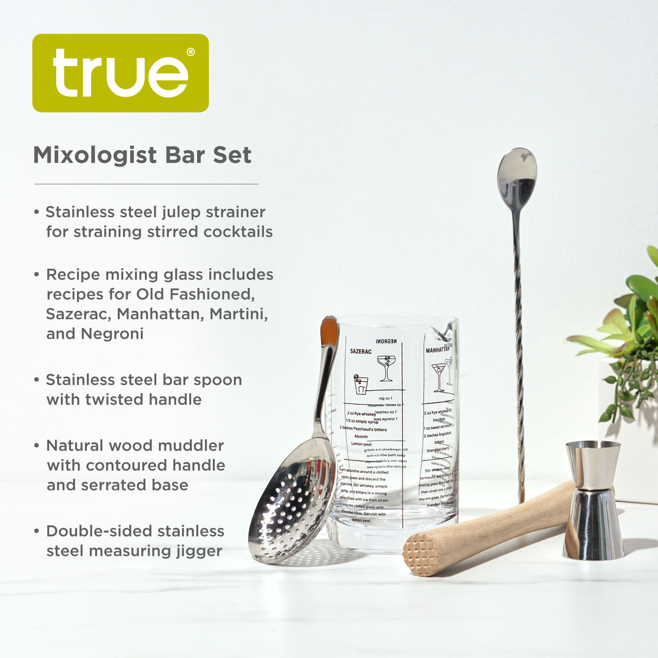 Mixologist Bar Set by True