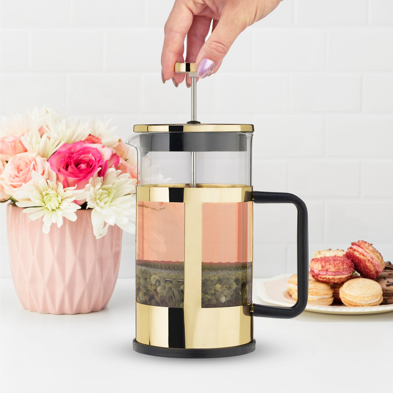 Piper Gold Press Pot by Pinky Up®