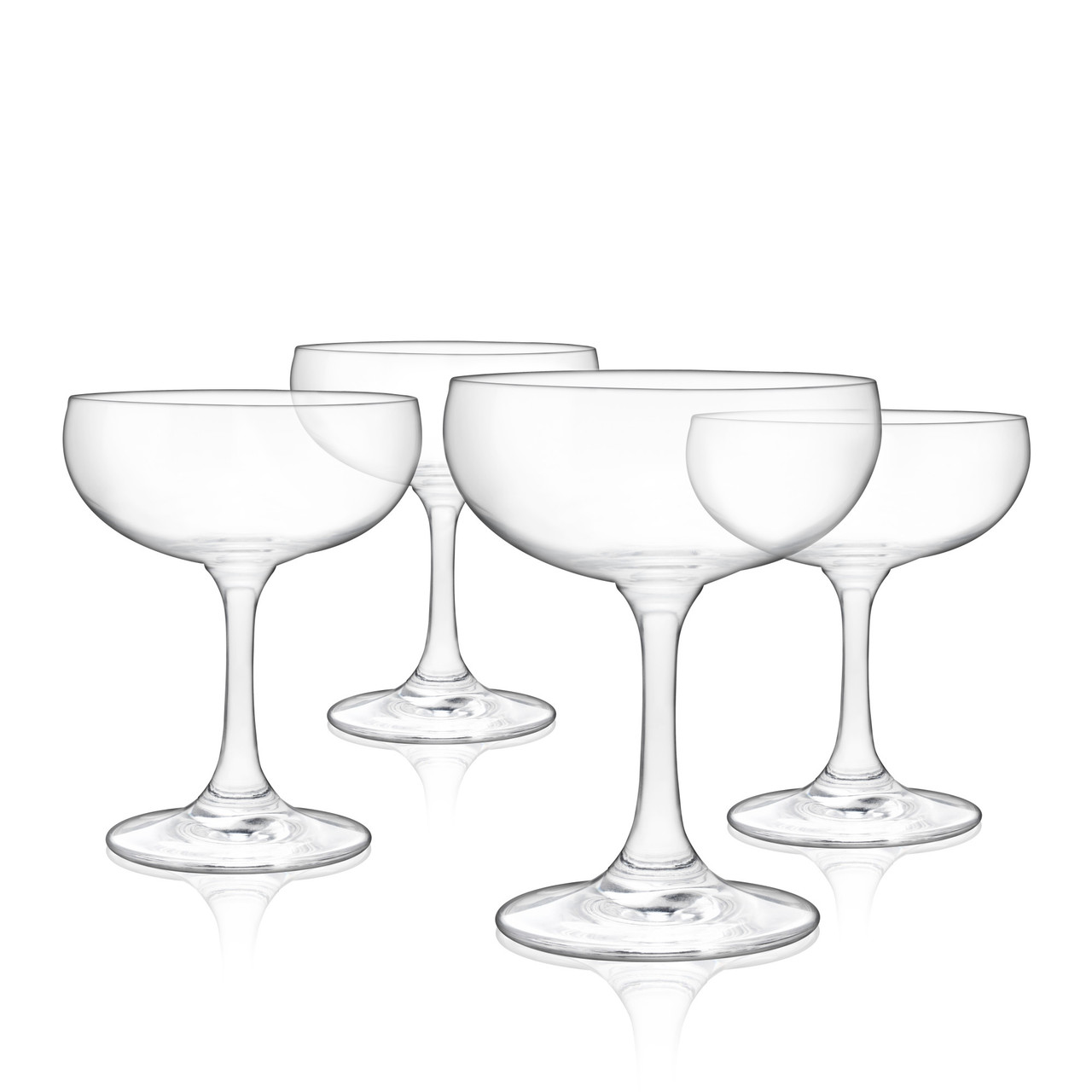 7 oz Coupe Glasses, Set of 4 by True