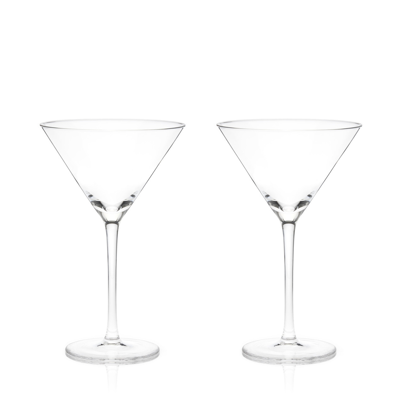 Stemmed Crystal Martini Glasses by Viski®