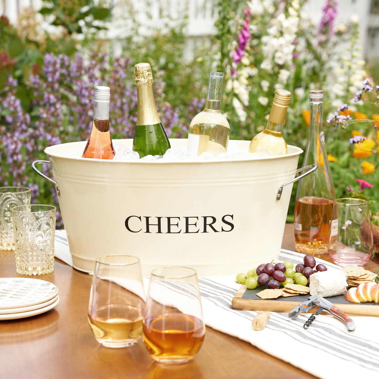 Cheers Galvanized Metal Tub by Twine®