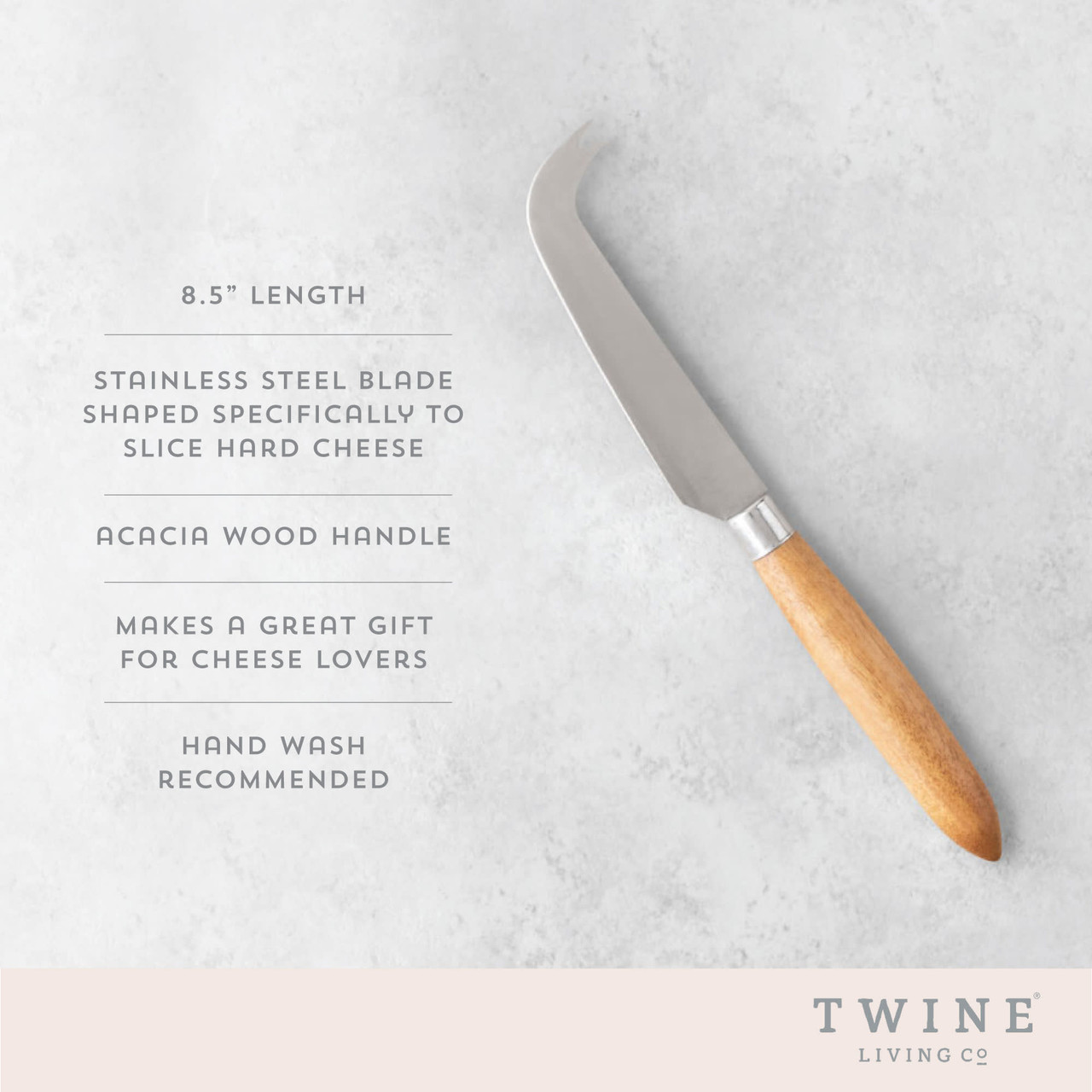 Hard Cheese Knife by Twine®