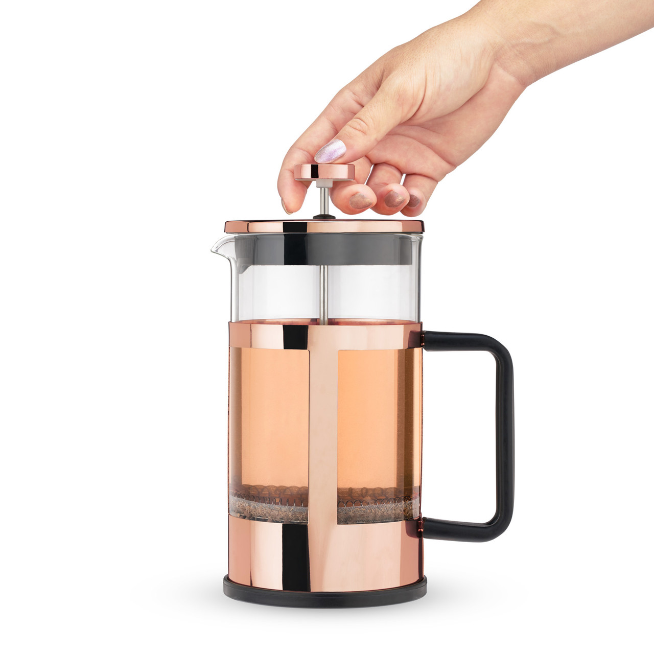 Piper Rose Gold Press Pot