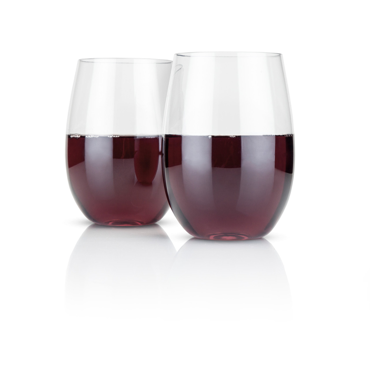 Flexi Stemless Wine Glasses, Set of 2
