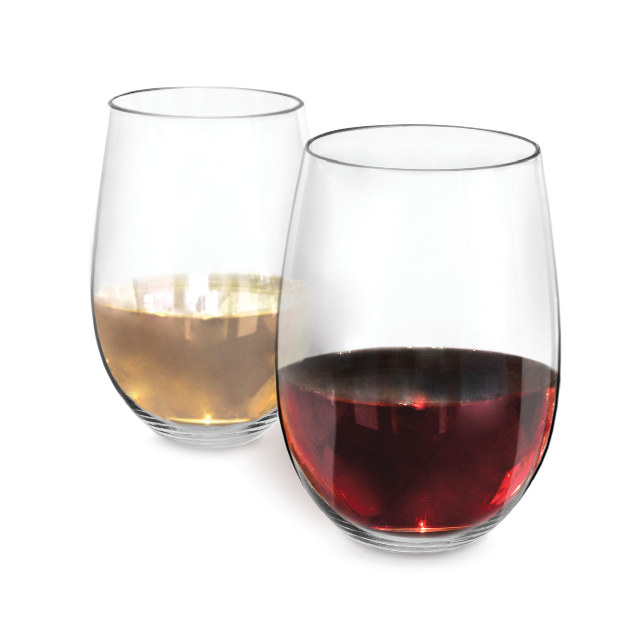 Flexi Stemless Wine Glasses, Set of 2