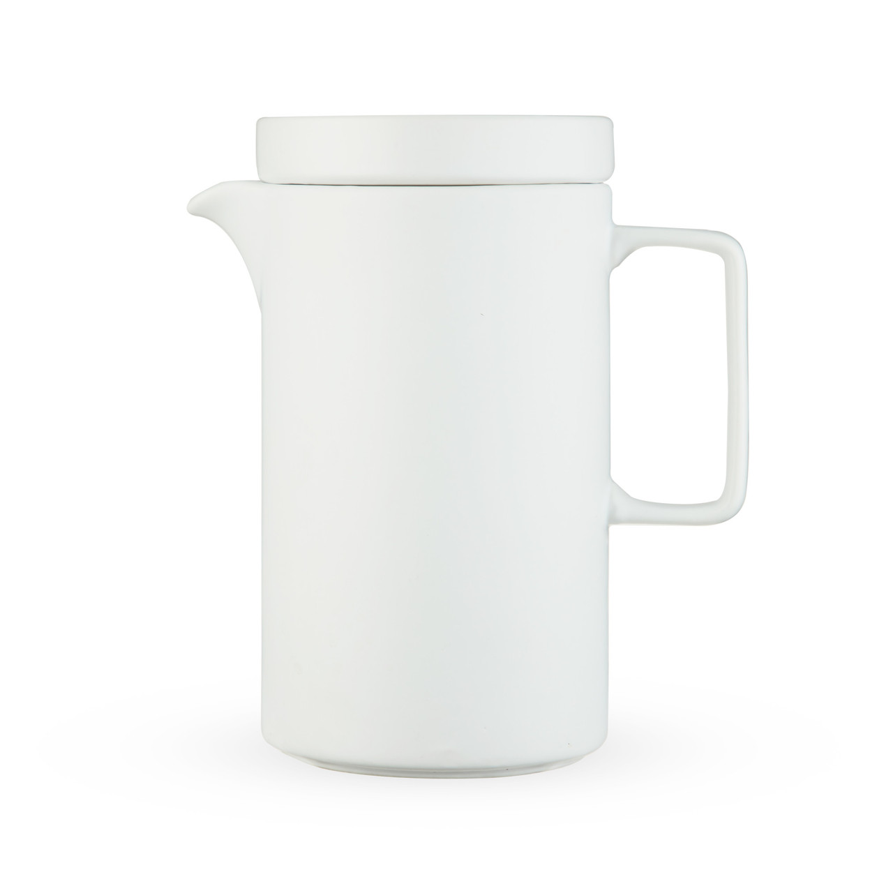 Jona Matte Finish Teapot in White by Pinky Up