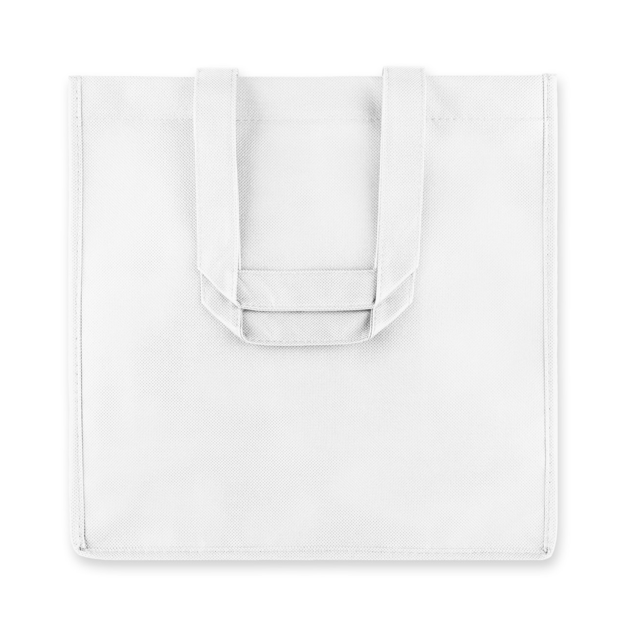 6 Bottle White Non Woven Tote by True