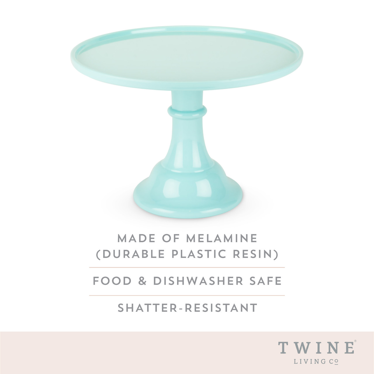 1 Mint Melamine Cake Stand