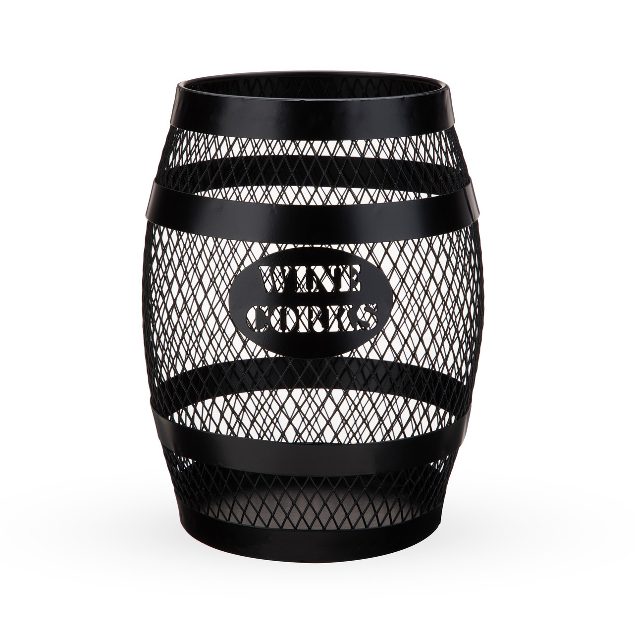 Black Barrel Cork Holder by Twine
