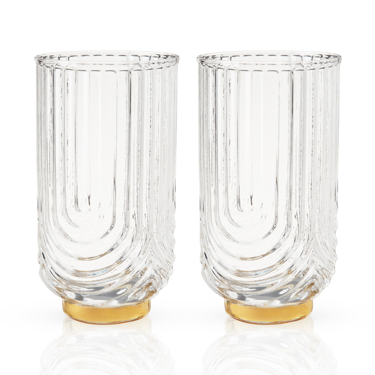 Gatsby Highball Glasses by Viski