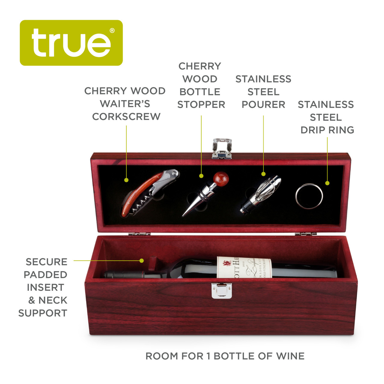 Cherry: 1-Bottle Accessory Gift Set