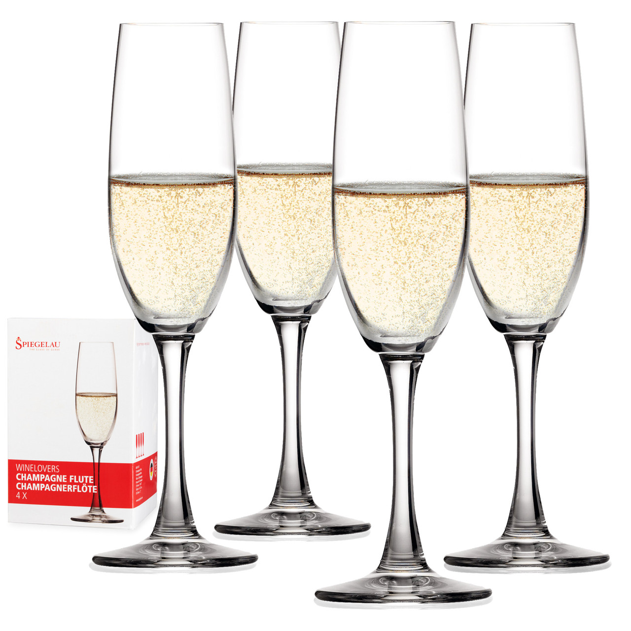 Spiegelau Wine Lovers 6.7 oz Champagne flute (set of 4)