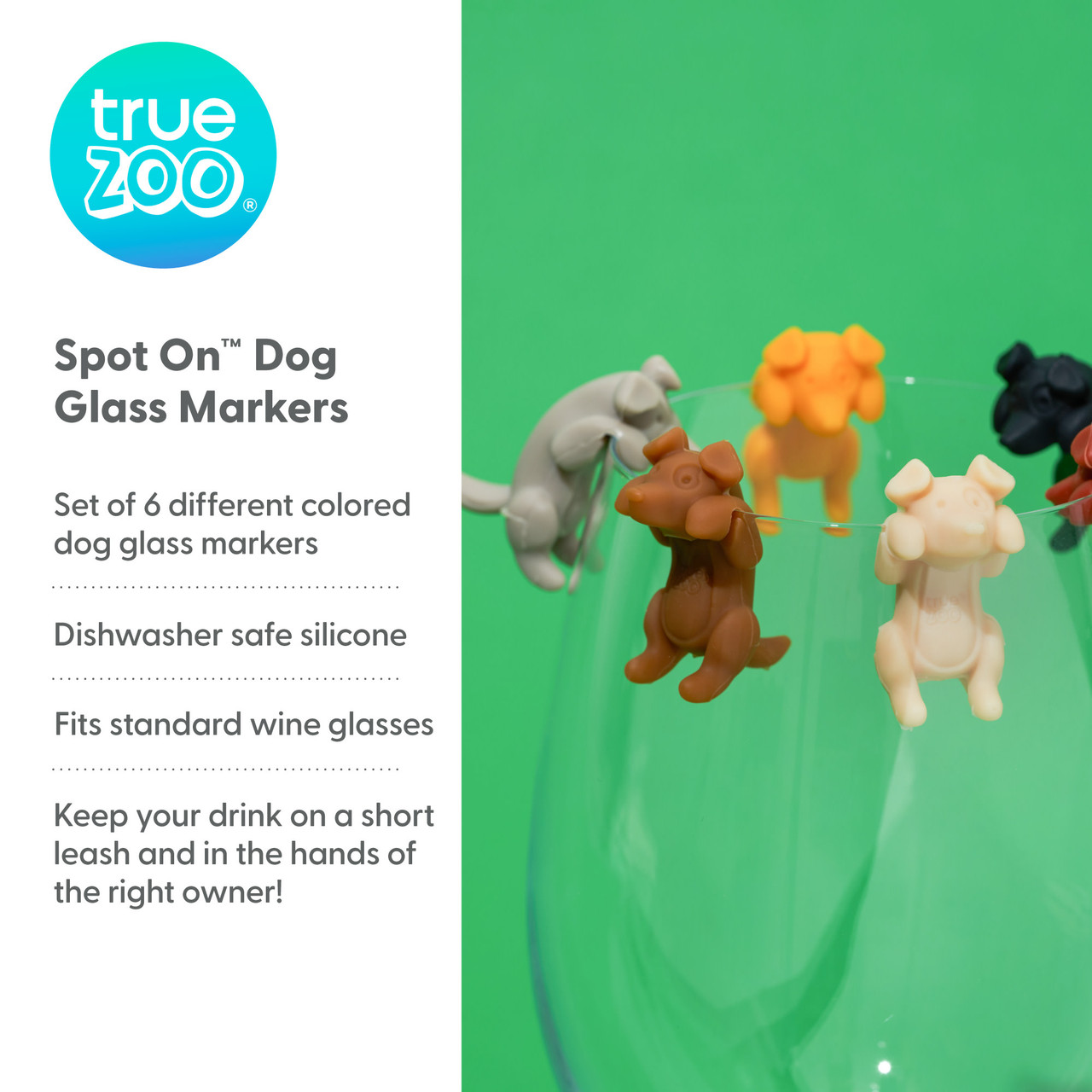 Spot On Dog Drink Charms by TrueZoo