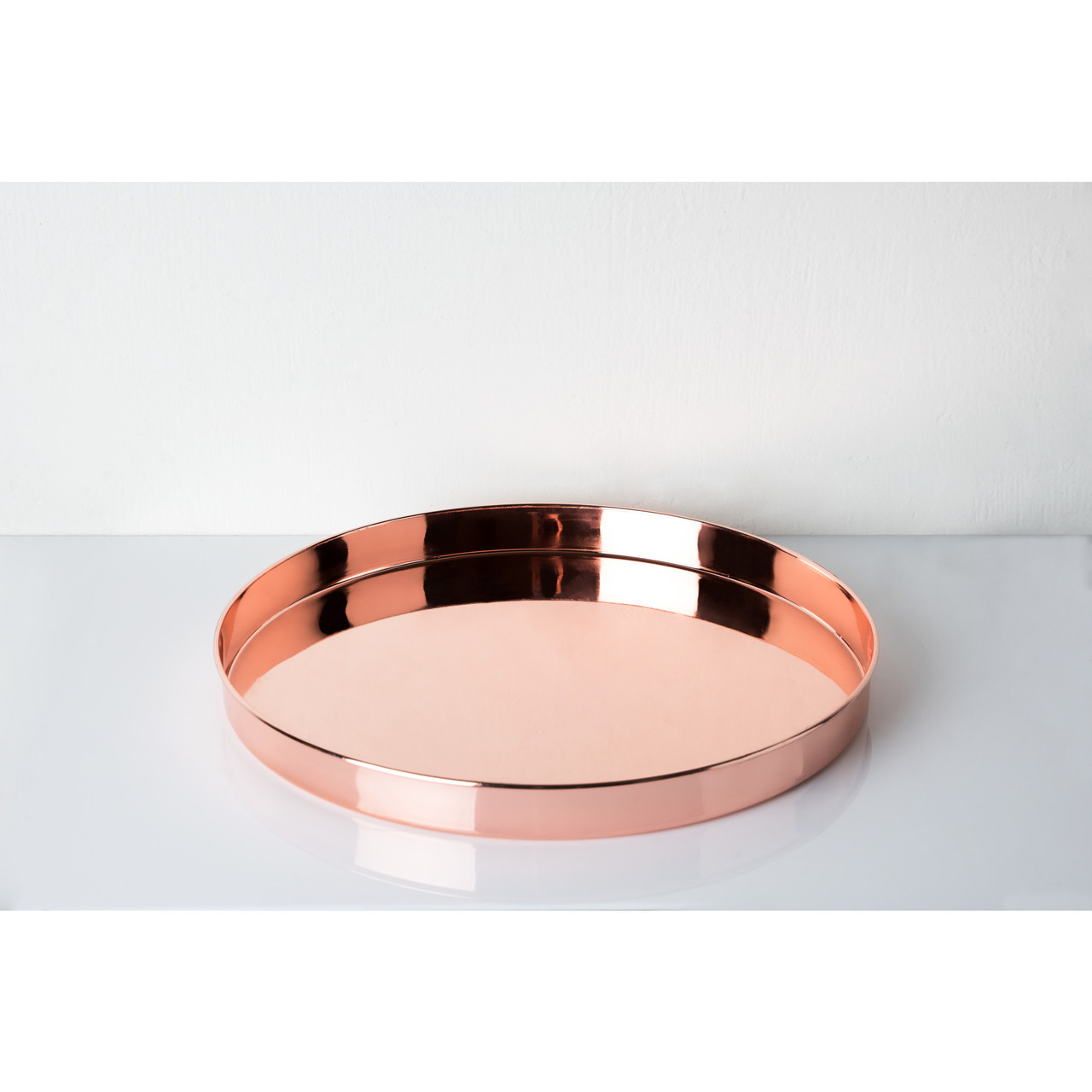 Round Copper Serving Tray by Viski®