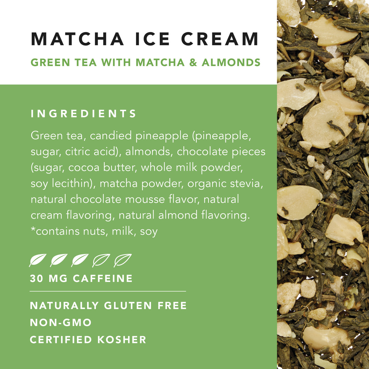 Matcha Ice Cream Pyramid Tea Sachets by Pinky Up