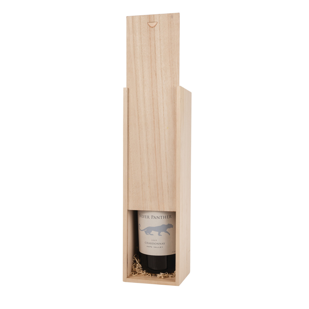 1-Bottle Wooden Wine Box by Twine®