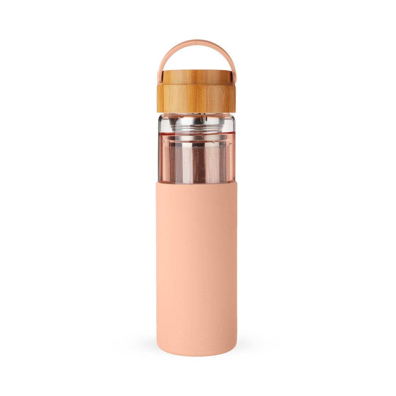 Dana Glass Travel Mug in Coral by Pinky Up
