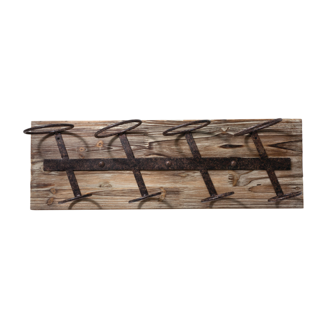 Metal and Wood Wine Rack by Twine®
