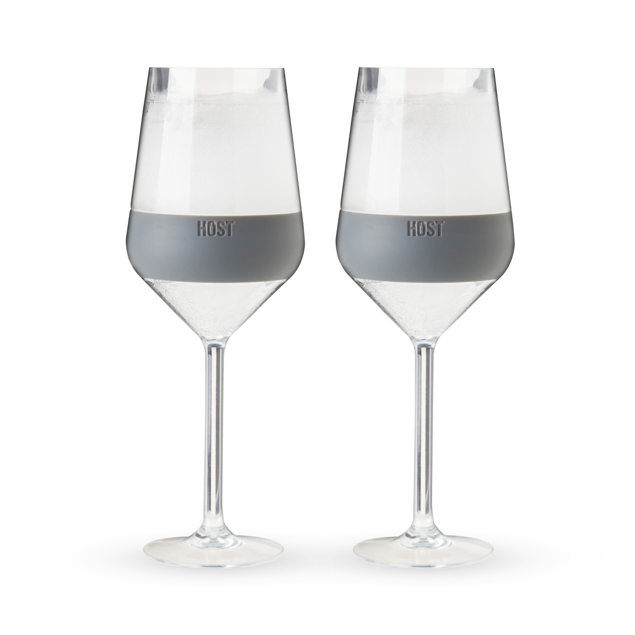 Wine FREEZE Stemmed in Gray (set of 2)  by HOST®