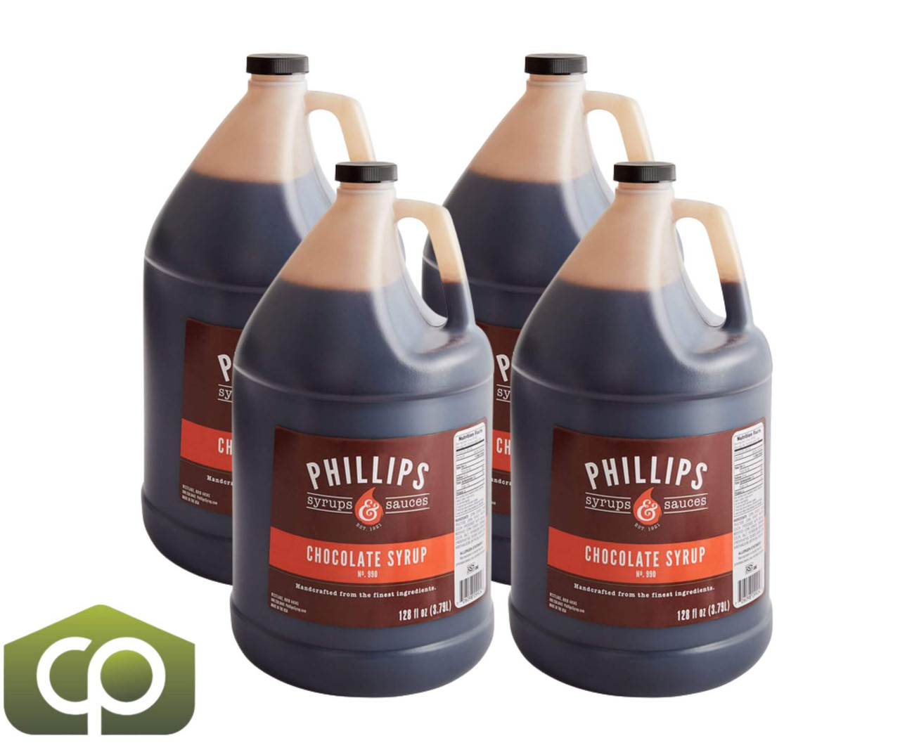 Phillips 1 Gallon (3.78541 Liters) Chocolate Syrup-Chicken Pieces