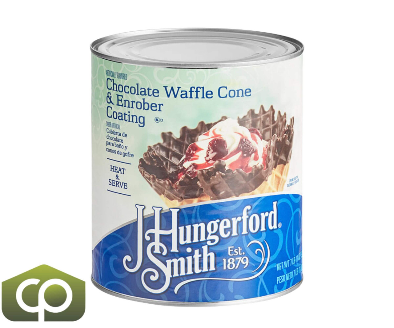 J. Hungerford Smith Chocolate Enrober Coating - 23 lb. (10.43 kg)-Chicken Pieces