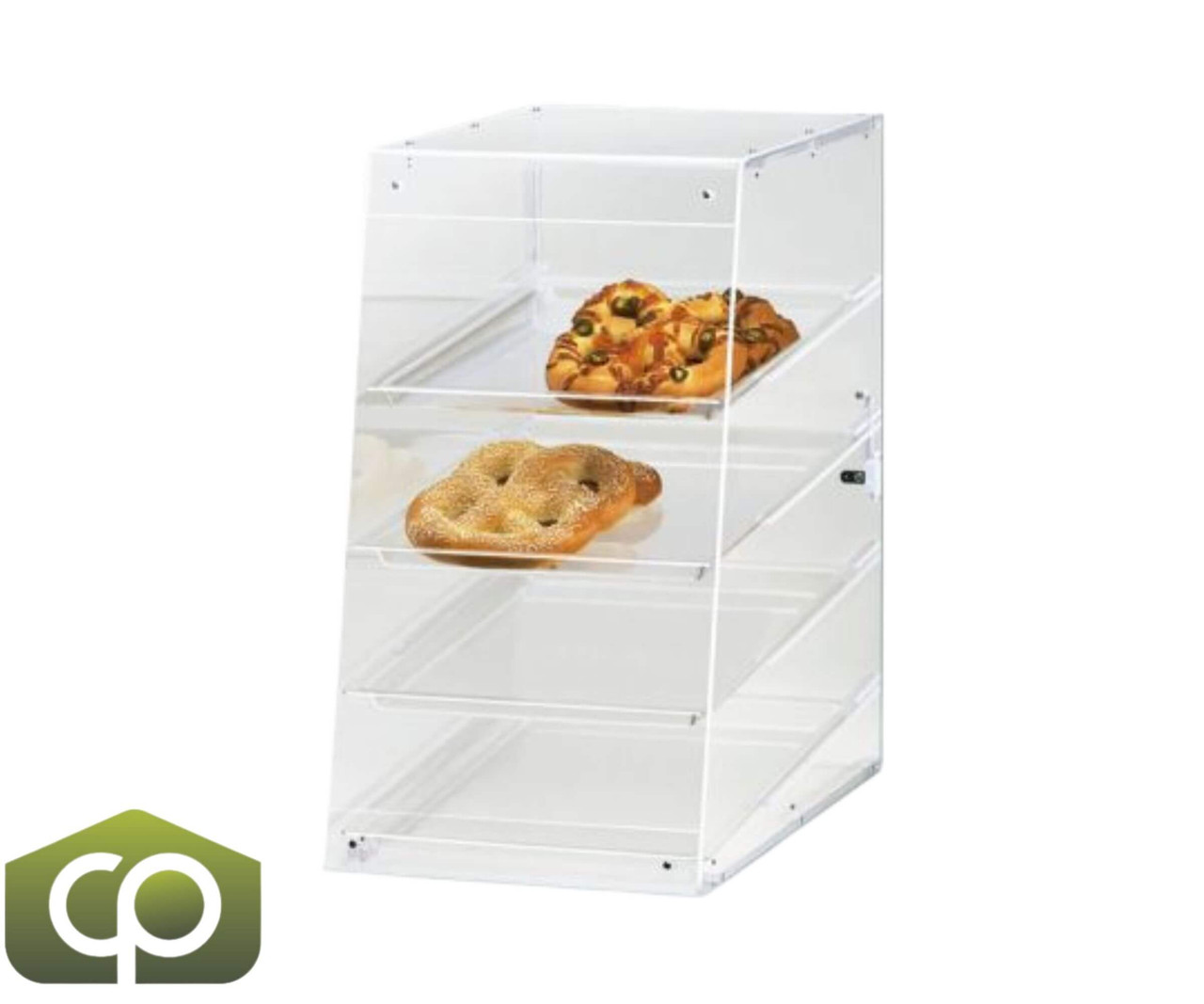 Cal-Mil 13 1/2" x 21" x 24 1/2" Classic Four Tier U-Build Pastry Display Case-Chicken Pieces