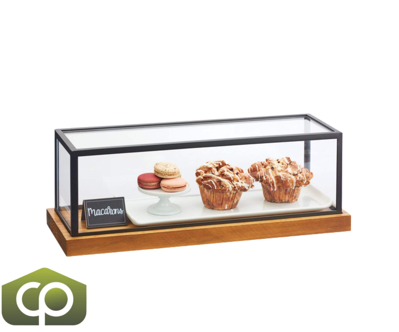 Cal-Mil Wooden Elegance Madera 20" x 8" x 7 3/4" Presentation Case-Chicken Pieces