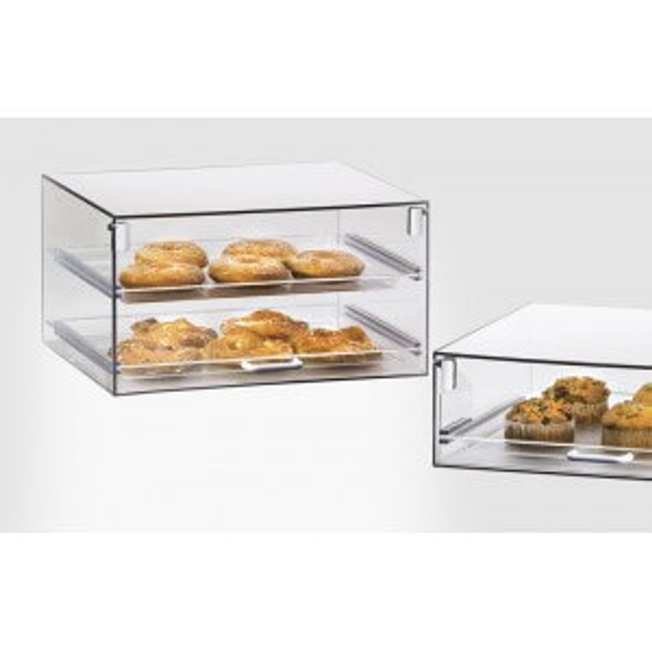 Cal-Mil Classic 18 1/2" x 14" x 6" Stackable Acrylic Display Case-Chicken Pieces