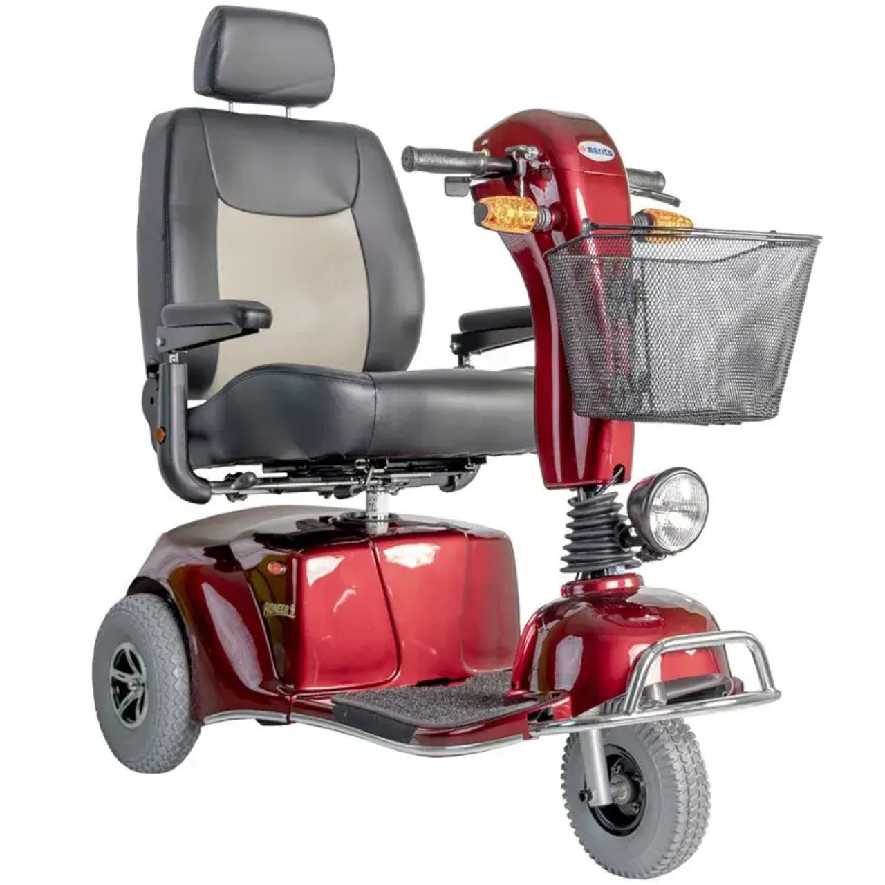 Merits Comfortable Bariatric Pioneer 9 DLX Heavy-Duty Electric Mobility Scooter-Chicken Pieces