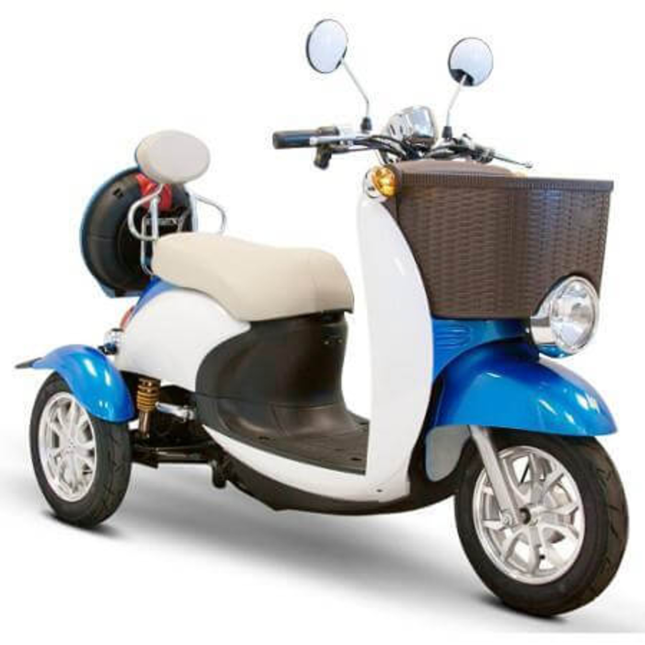 EWheels Euro-Style 3 Wheel Extended Saddle Seat Sport Electric Scooter-Chicken Pieces