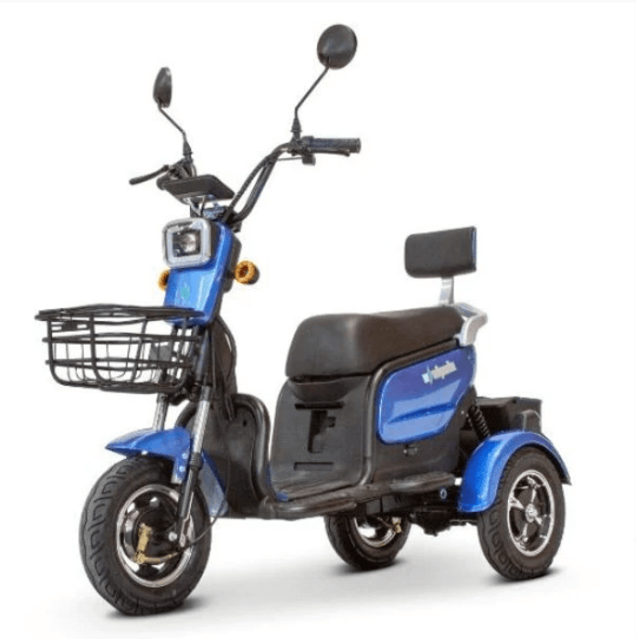 EW-12 3 Wheeled Comfortable Electric Mobility Scooter by EWheels-Chicken Pieces
