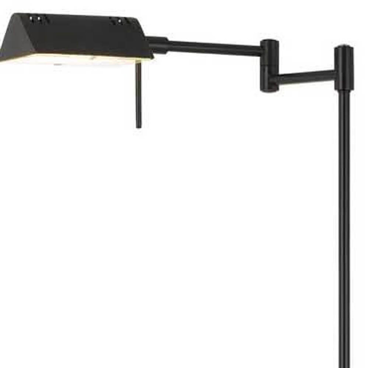 61" Bronze Adjustable Swing Arm Floor Lamp - Chicken Pieces