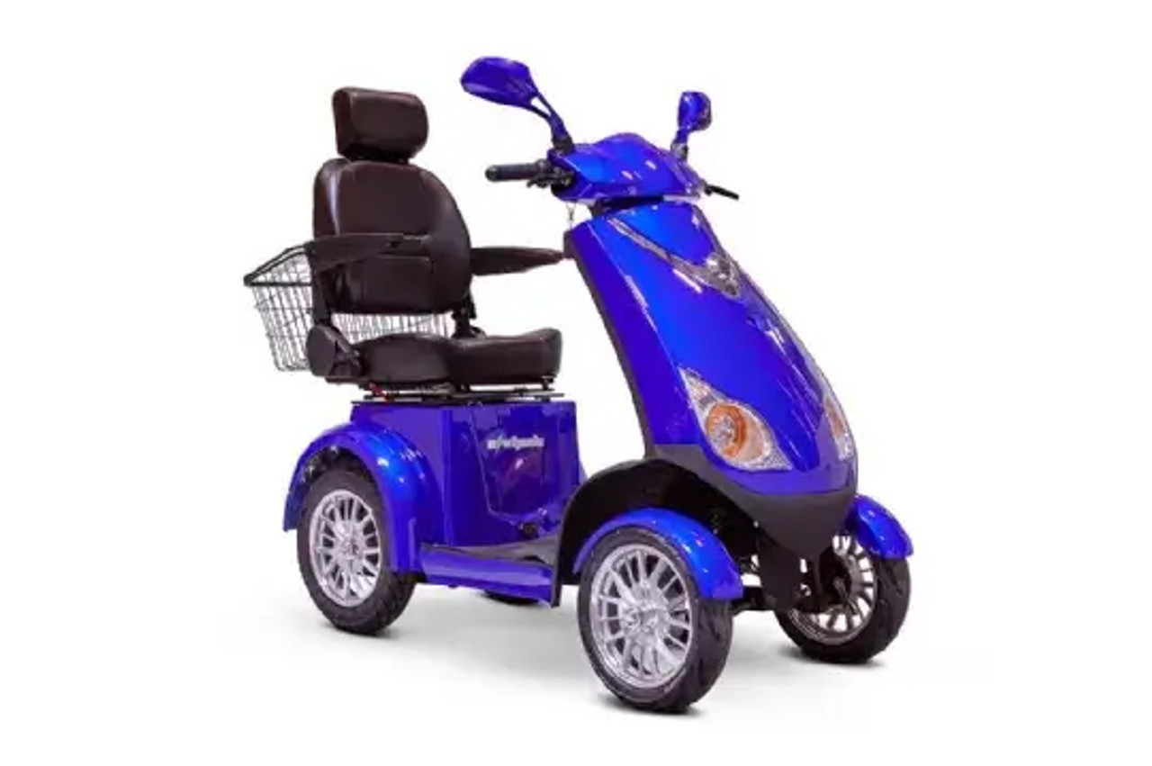 EWheels EW-72 Four Wheel Mobility Scooter | Fully Assembled | 43-Mile Range-Chicken Pieces