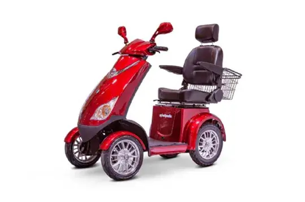 EWheels EW-72 Four Wheel Mobility Scooter | Fully Assembled | 43-Mile Range-Chicken Pieces