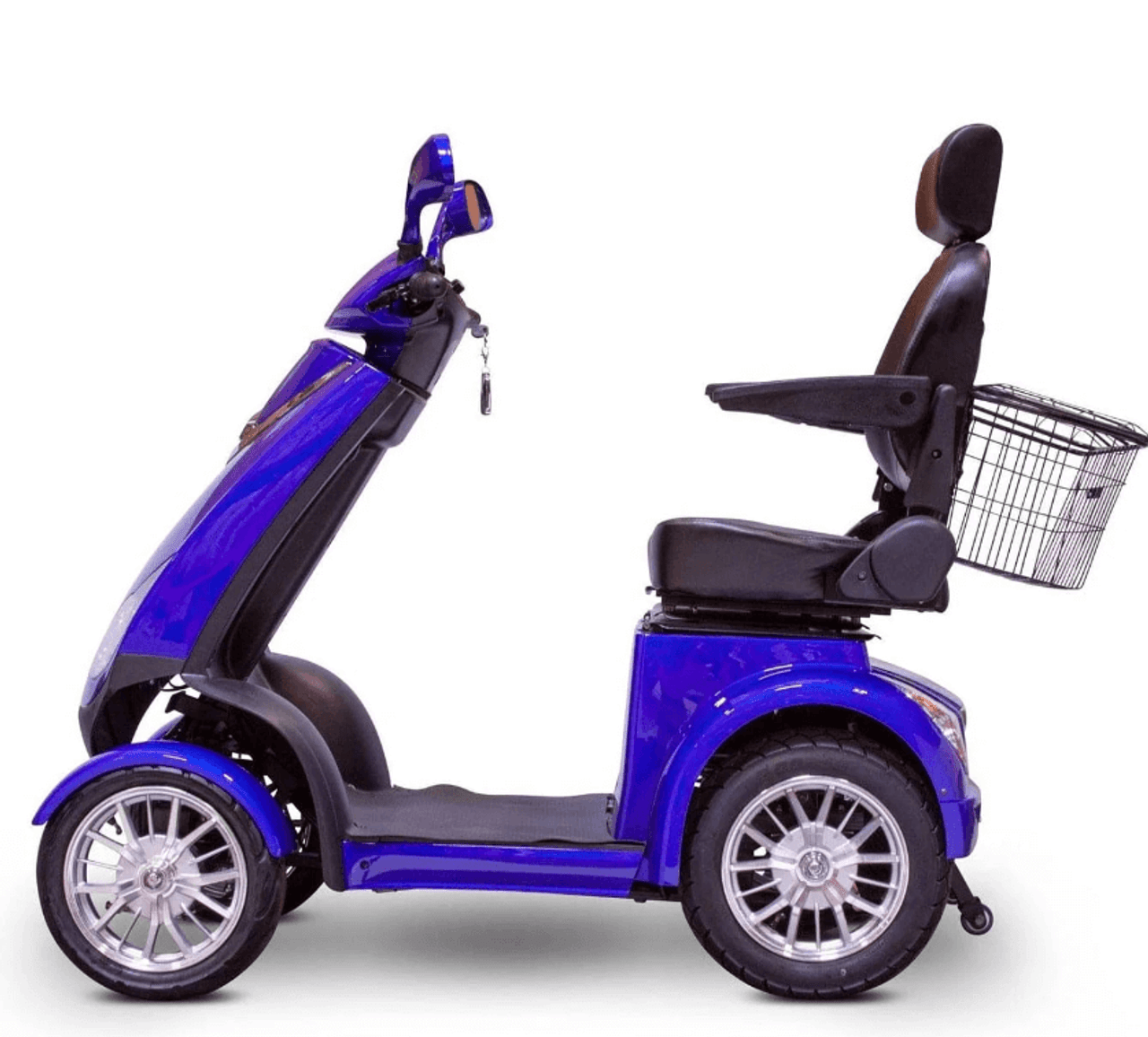 EWheels EW-72 Four Wheel Mobility Scooter | Fully Assembled | 43-Mile Range-Chicken Pieces