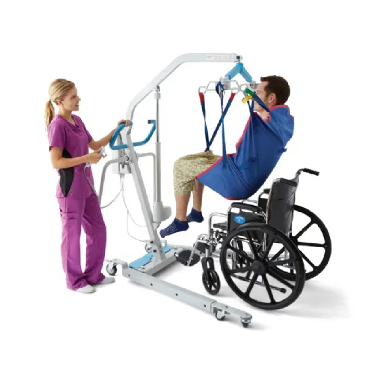 Medline Electric Hoyer Lift - Safe, Adjustable, and Powerful Patient Transfers-Chicken Pieces