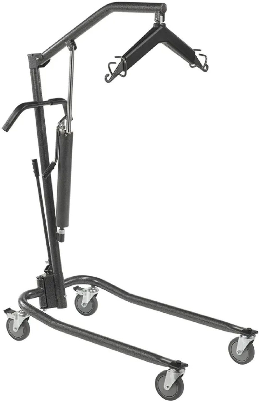 Compass Health Hydraulic Manual Patient Lift | Strong, Adjustable, 450lbs-Chicken Pieces
