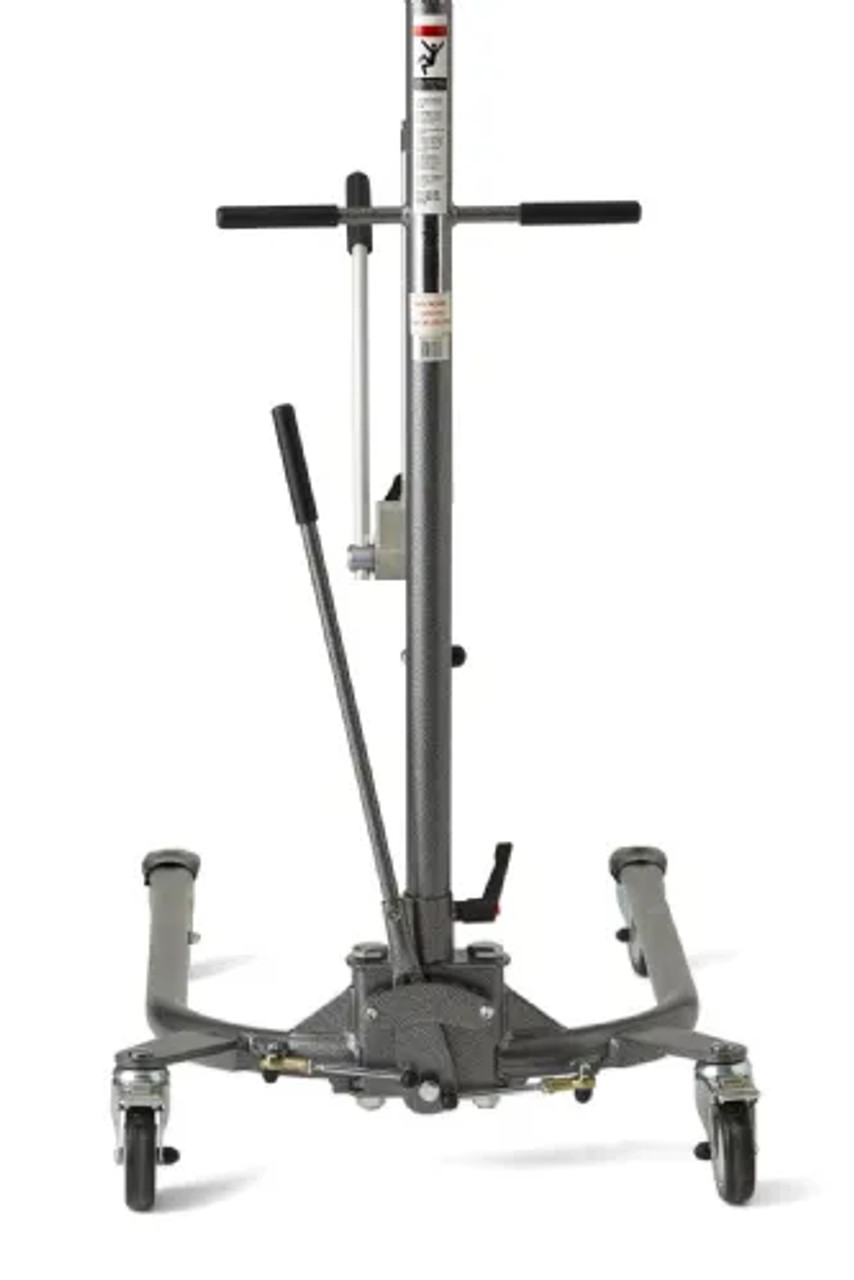 Medline Manual Hydraulic Patient Lift | Adjustable Base, 400lbs Capacity-Chicken Pieces