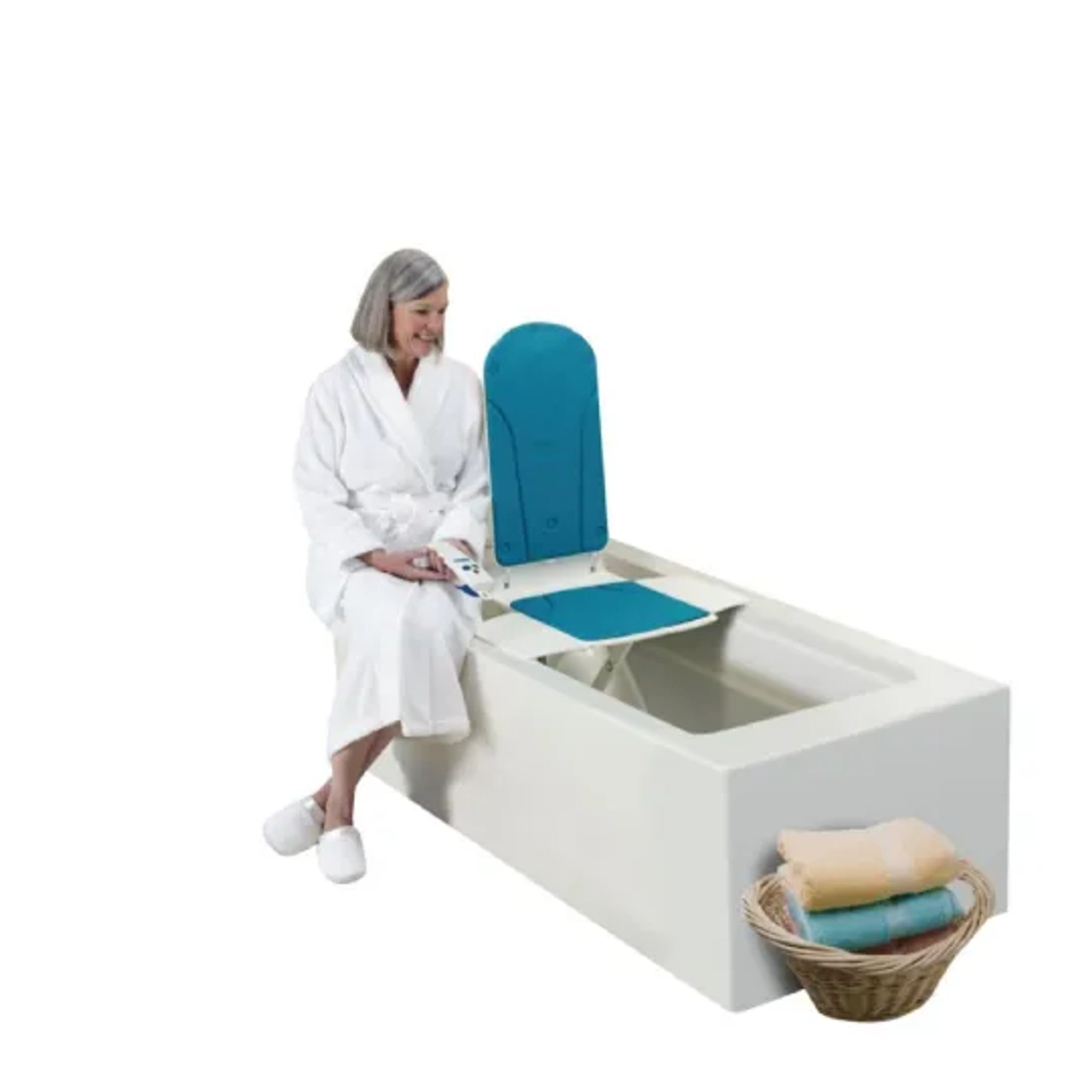 Bathmaster Sonaris 2 Bath Lift | Independent, Safe, and Comfortable Bathing-Chicken Pieces