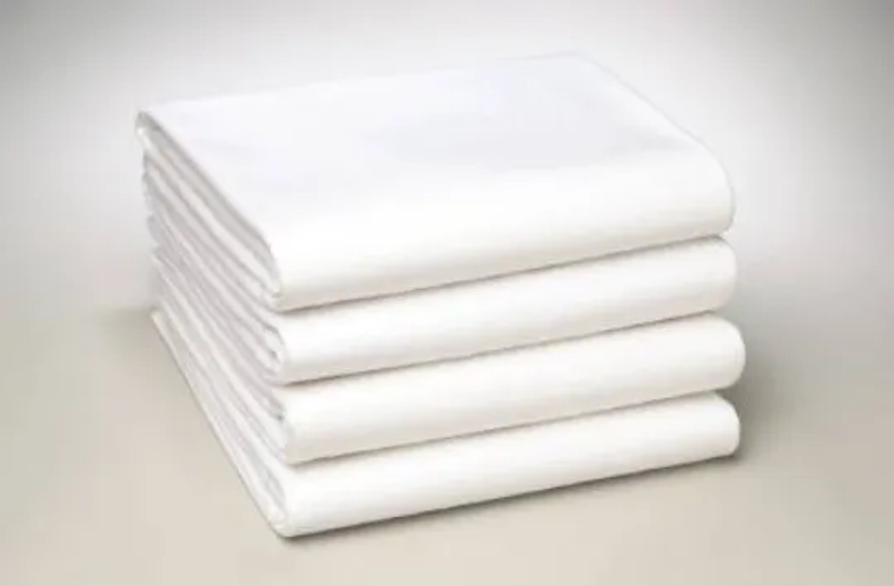 Extra Long Fitted Comfortable Sheets for 84-Inch Hospital Beds | Case of 12-Chicken Pieces