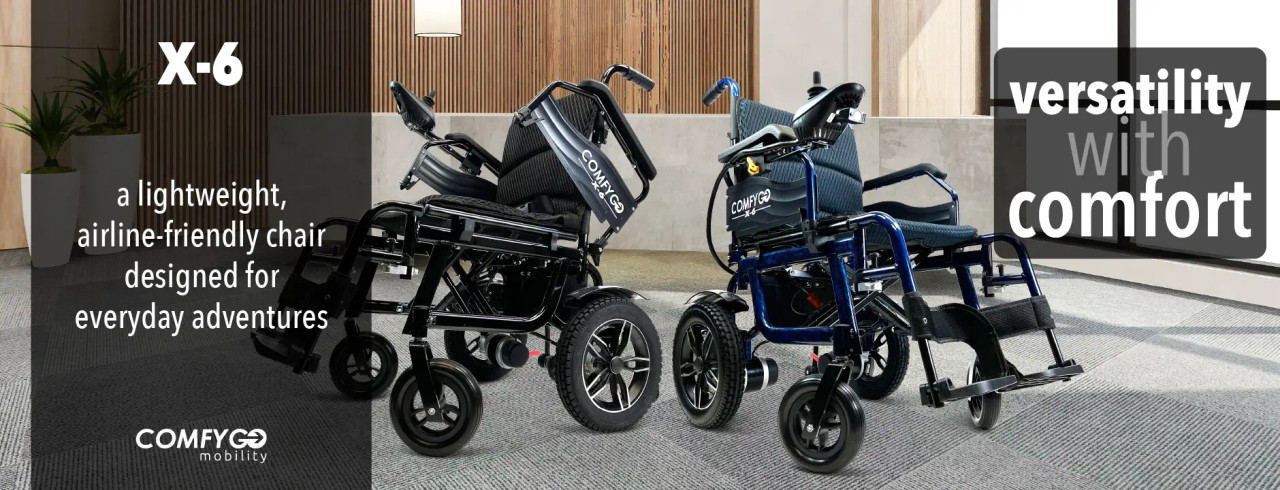 X-6 ComfyGO - Your Ultimate Lightweight Electric Wheelchair-Chicken Pieces