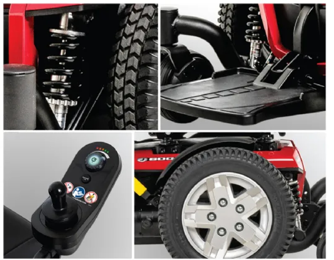 Jazzy 600 ES Power Wheelchair by Pride Mobility - Powerful, Versatile, and User-Chicken Pieces