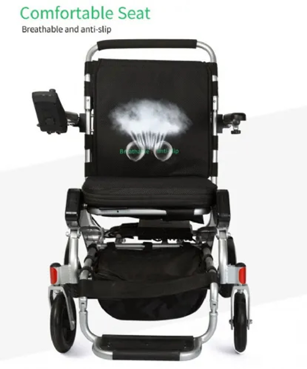 Karman Tranzit Go Foldable Lightweight Power Wheelchair - Independent Mobility-Chicken Pieces