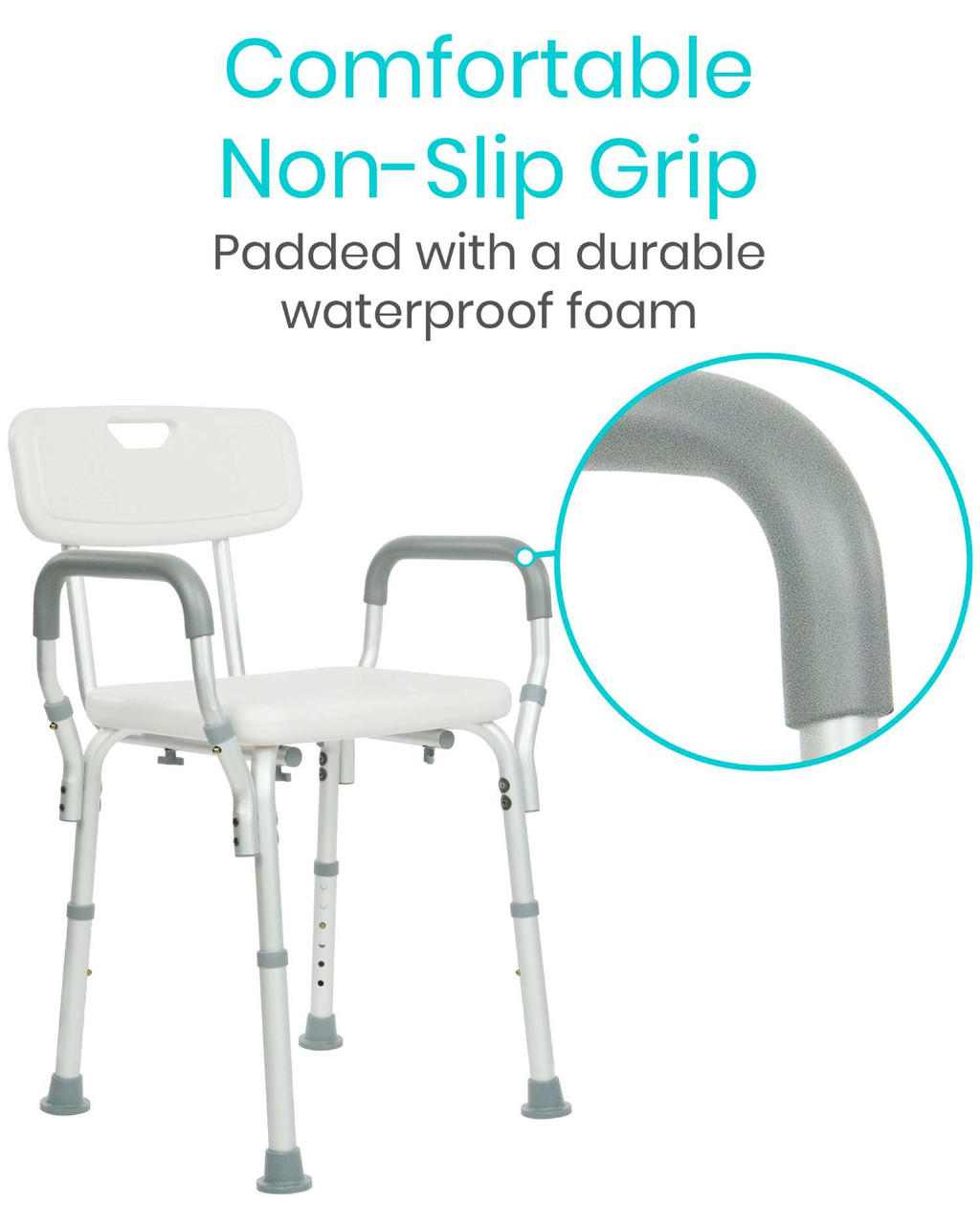 Shower Chair (2 Pack) - Essential Aid for Standing and Sitting in the Shower-Chicken Pieces