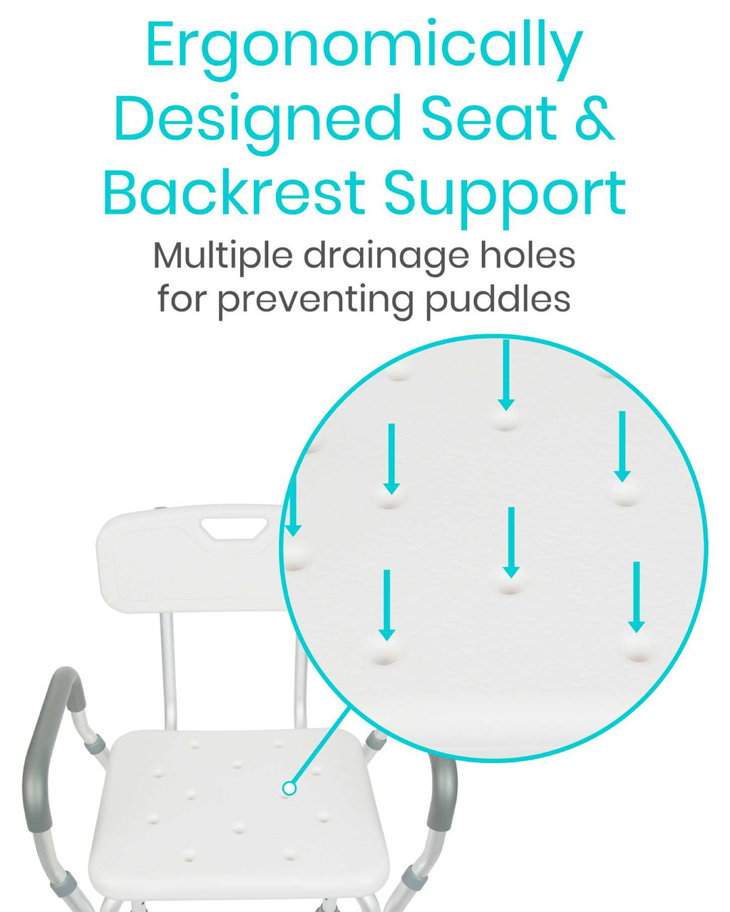 Shower Chair (2 Pack) - Essential Aid for Standing and Sitting in the Shower-Chicken Pieces