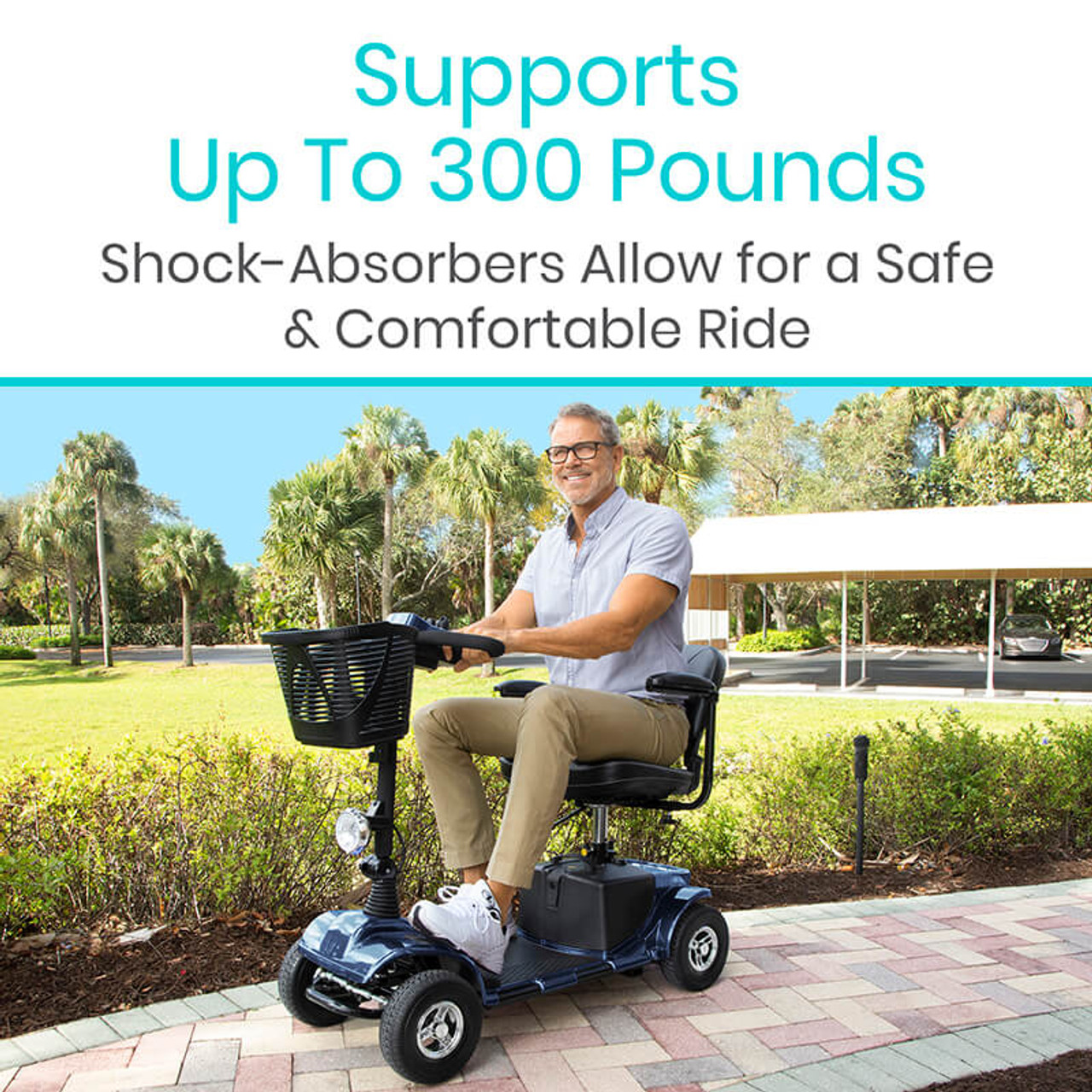 Vive Mobility Series A Mobility Scooter - Comfortable Mobility Assistance-Chicken Pieces