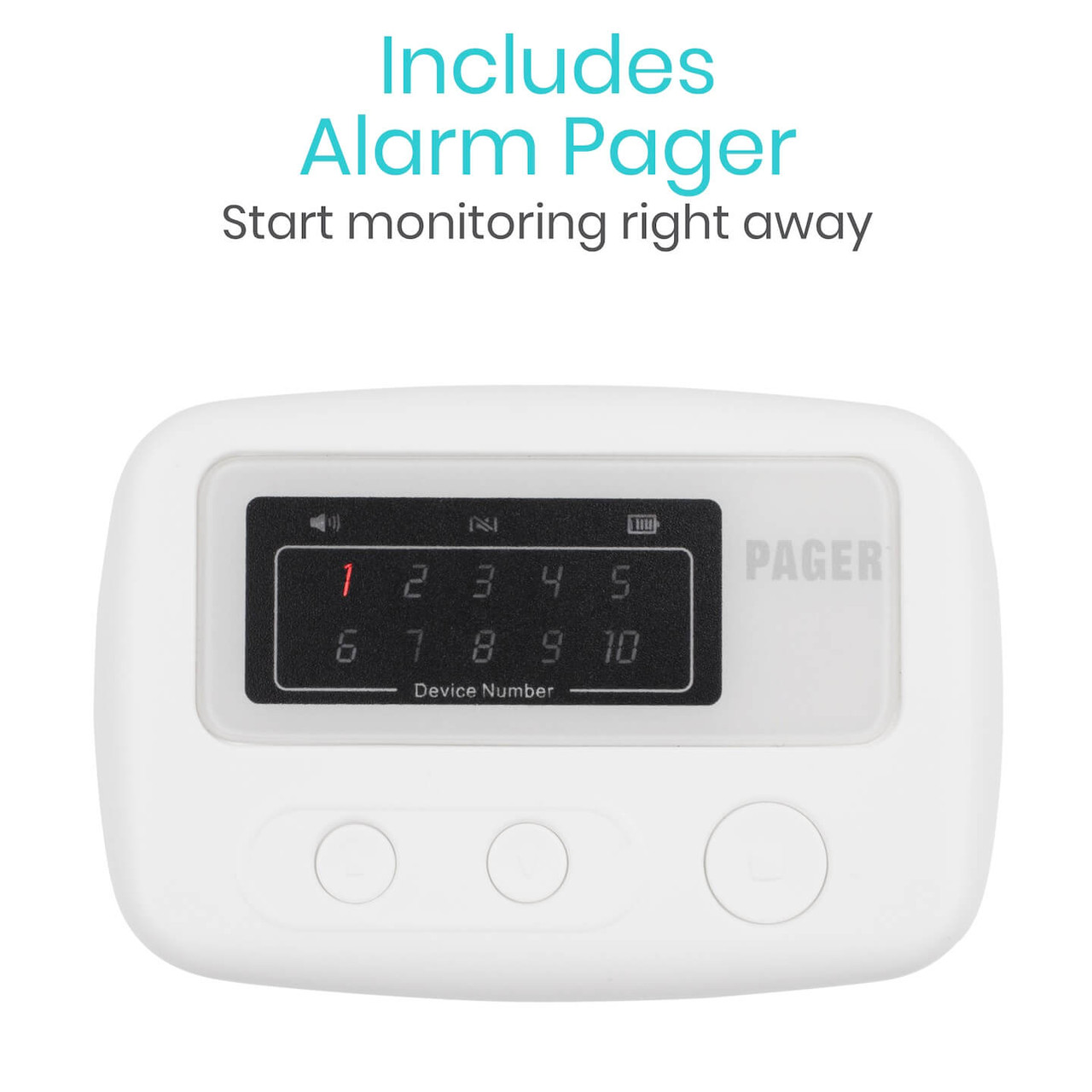 Wireless Chair Alarm and Pager - Confident Monitoring for Mobility and Balance-Chicken Pieces