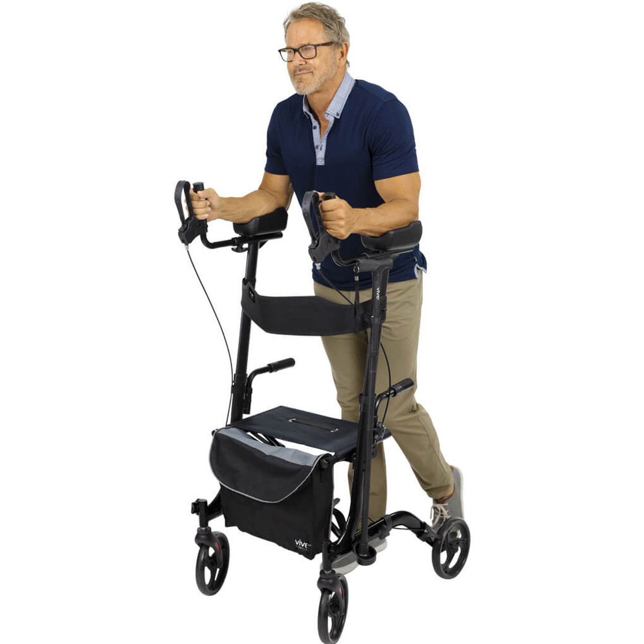 Vive Upright Walker (2 Pack) - Comfortable and Adjustable Mobility Aid-Chicken Pieces